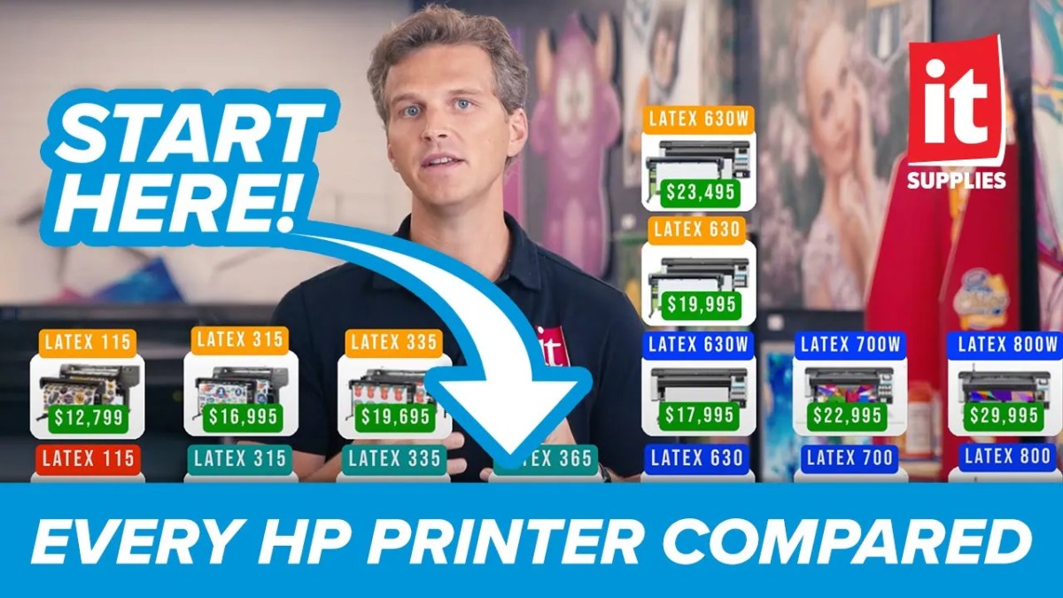 HP Latex Printer Comparison Guide Start Here!