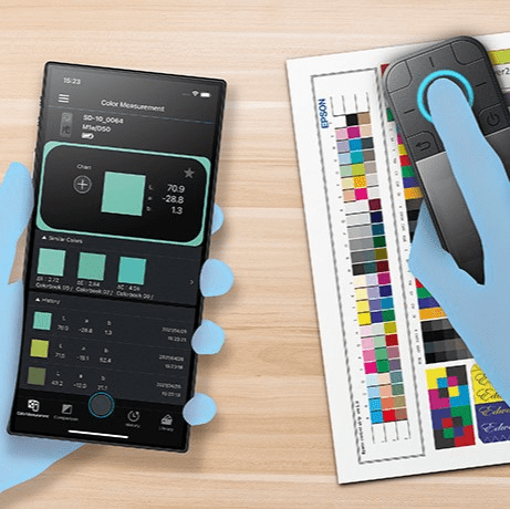 Epson SD-10 Spectrophotometer - Measuring Color Chart